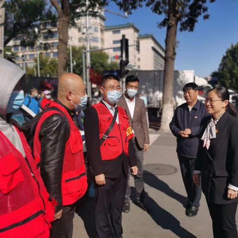 河北省张家口市驻京流动党委到大栅栏地区参加国庆安保执勤活动（第三篇）