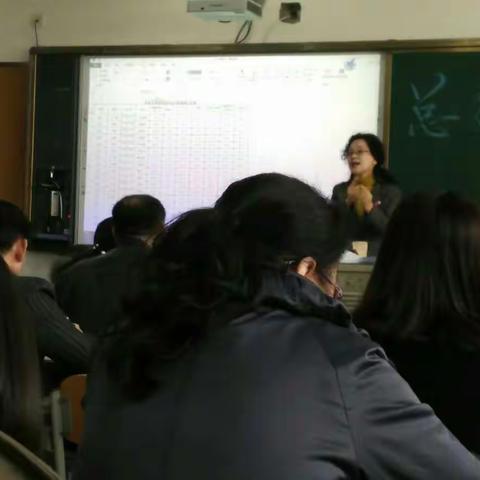 总结反思，背水一战——高三年级一模考试成绩分析会