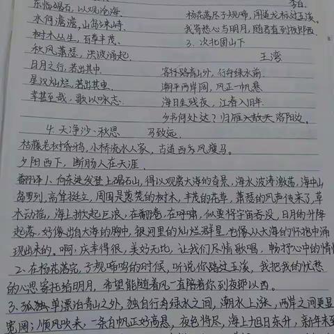 同学们，寒假结束了！假期里你“弯道超车”了吗？看这里~九年级五、六班寒假部分语文作业展示~