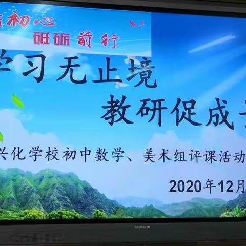 教以潜心，研以致远———数学、美术组评课纪实