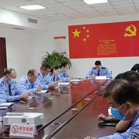 治安第一党支部10月份“学先进 找差距 抓落实”主题党日活动