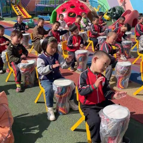 鼓”动人心，声声悦耳———东方苗苗幼儿园