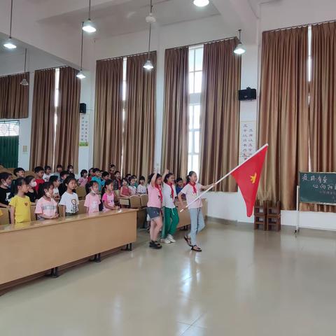 “喜迎二十大  争做好队员”——观珠镇五一小学一年级入队仪式