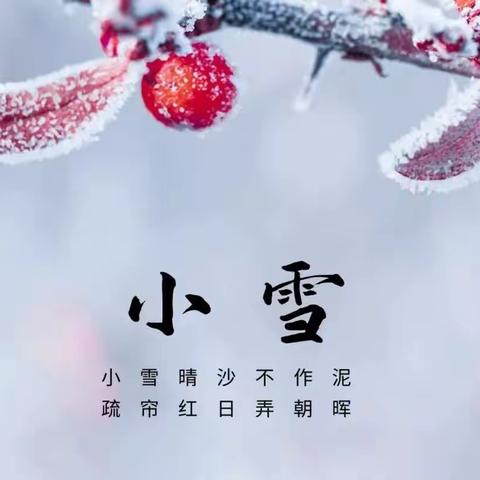 小雪到  冬始俏