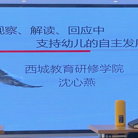 在观察解读回应中支持幼儿的自主发展（二）