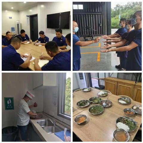 金龟小型站组织加强疫情防控期间伙食单位饮食安全工作