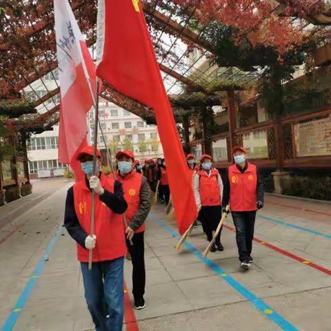 “包联共建同参与  文明创建我先行”——滦州市中山实验学校开展常态化周末卫生秩序整治志愿服务活动剪影