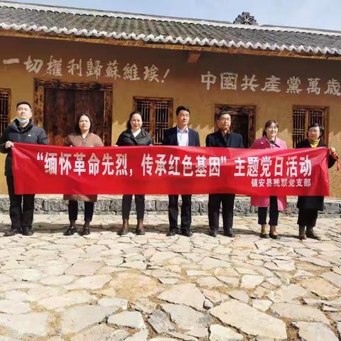 镇安县残联开展“缅怀革命先烈 . 传承红色基因”主题党日活动