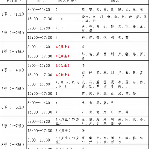 宣化学校2020年一年级新生资格审查通知