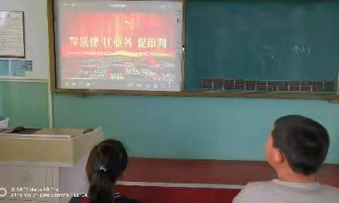 星火乡中心校民法典宣传月活动