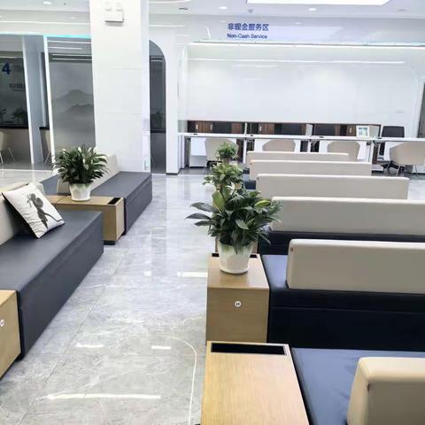 建行洋县支行网点美化成果展示