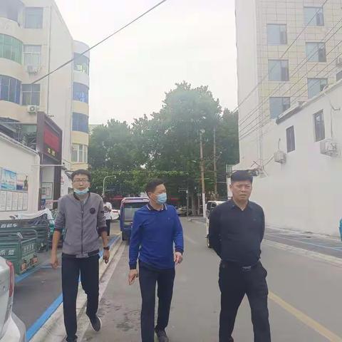 市创文办市容市貌处孟处长督导创建文明城市创建工作