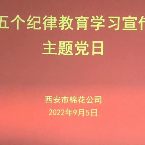 市供销合作联社棉花公司开展第五个纪律教育学习宣传活动