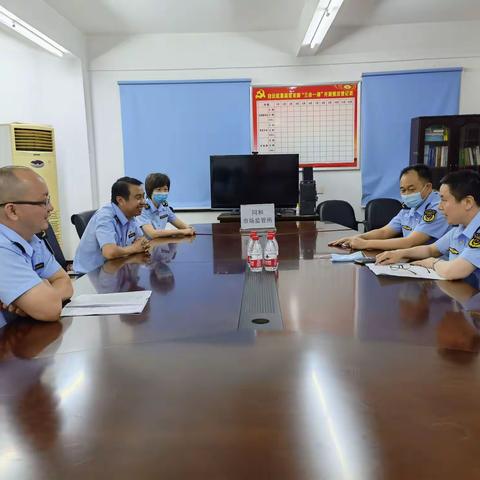 罗文副书记到同和京溪督导年报及信访工作