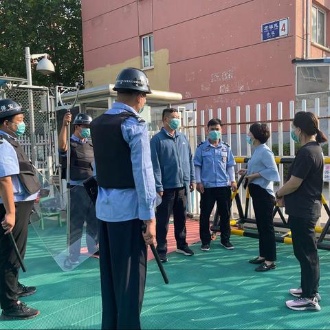 郑各庄村幼儿园防恐防暴演习