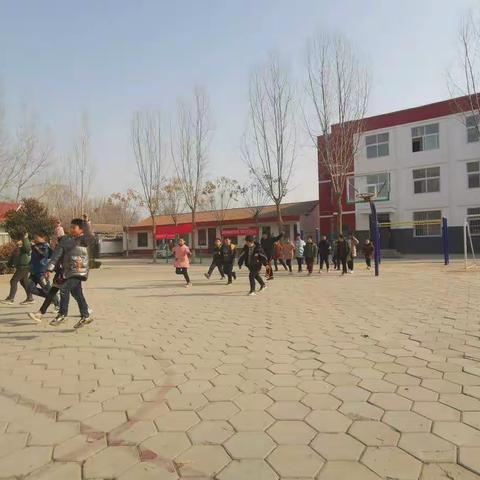 杨村乡张胡庄小学                              篮球社团记