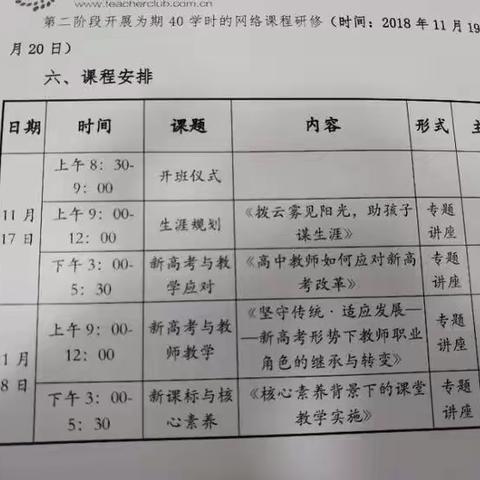 高中新课标、新高考专题培训