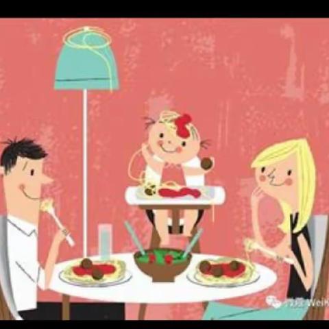 高椅子里的礼仪——敦煌市幼儿园中一班田芯儿