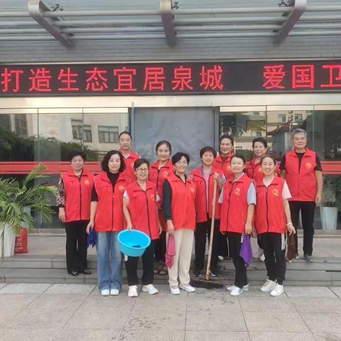 迎接新学期志愿者在行动