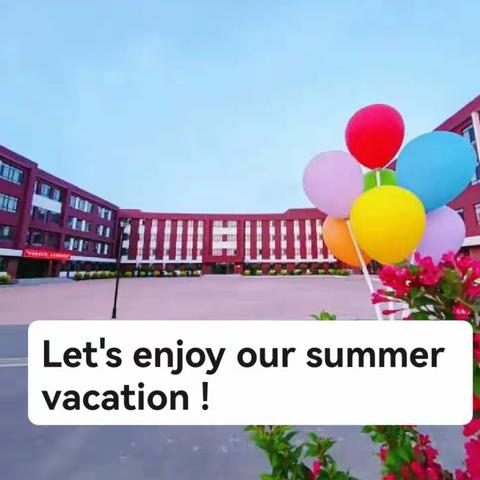 Happy Summer Vacation 🍀Happy Self-learning💖