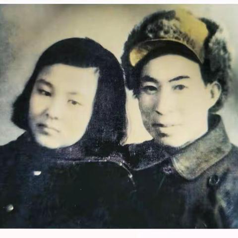 一对恩爱的老革命夫妻在天堂相聚了