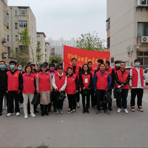 ［任丘办师苑社区］清洁环境卫生    践行志愿服务