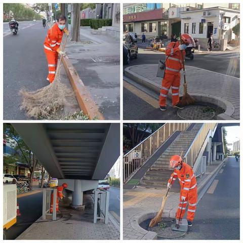 干干净净迎国庆 一分公司积极开展卫生日活动