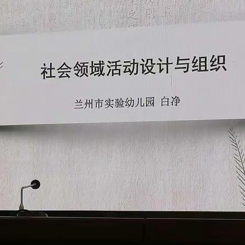 社会领域活动的设计与组织-白净