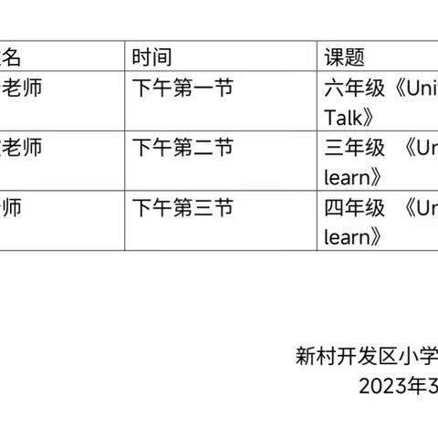 以赛促学 以赛促优——郯城县新村小学英语优质课评比活动