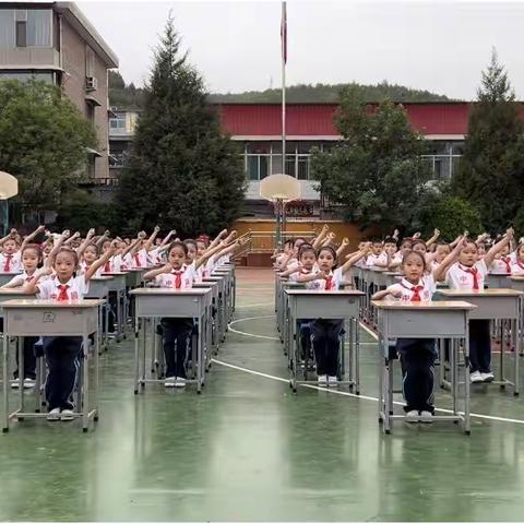 朝阳小学2023年“六一”玩出新花样“科创.书韵.艺体”主题嘉年华之1--2年级《强国有我》手势舞比赛专场