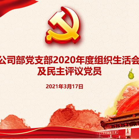 党委委员、副行长李骏同志以普通党员身份参加公司部党支部2020年组织生活会