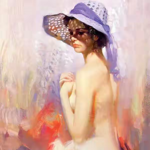 美到令人窒息的油画作品