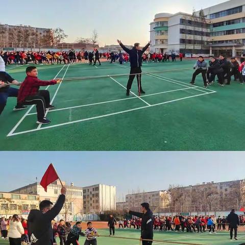 拔河比赛促团结，凝心聚力展风采——记高密市第一实验小学教育集团五年级拔河比赛