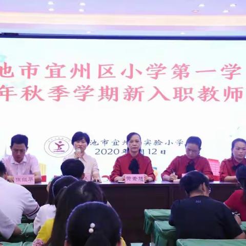 端正态度请教，周边处处是宝 ——记宜州区小学第一学区新入职教师培训活动