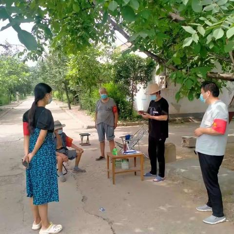 院岭街道冯庄村—疫情防控工作日常