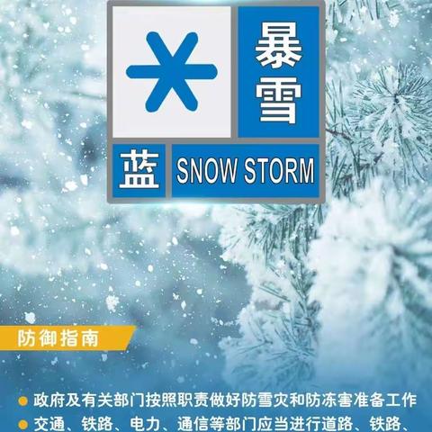 大班安全《暴雪来了我不怕》