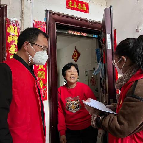 青石山街道开展逐门逐户排查核酸检测工作