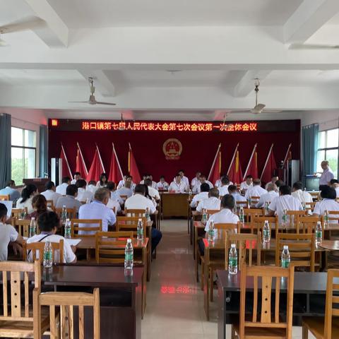 港口镇第七届人民代表大会第七次会议顺利召开