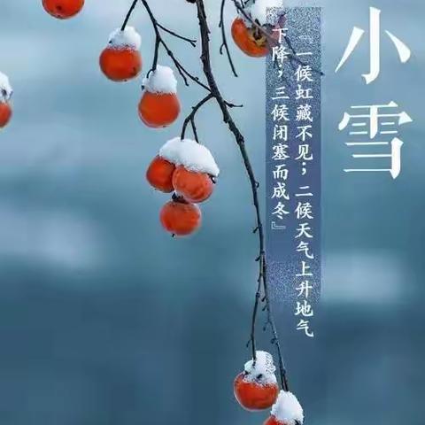 与节气同行之小雪