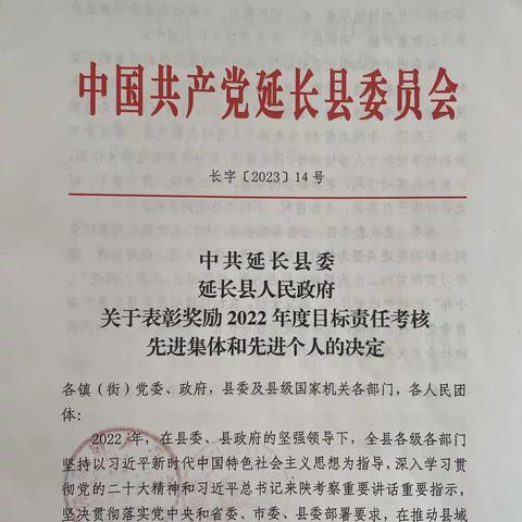 喜报！国家税务总局延长县税务局荣获三项集体荣誉，一人荣获先进个人荣誉称号