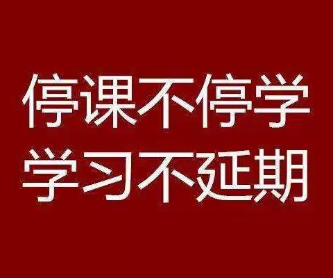 停课不停学，学习不延期