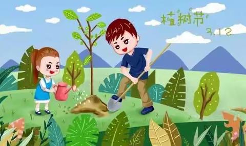 约会春天，共植希望——于洼小学3.12植树节主题活动