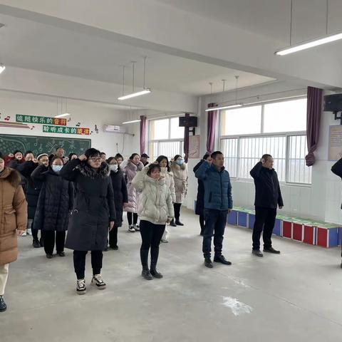 郑家镇温集小学教师宣誓大会