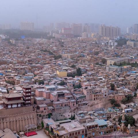 喀什老城的孩子们