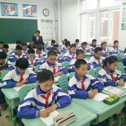 传承经典文化 书写精彩人生 ----实验小学榆山校区举行小学生硬笔书法比赛活动