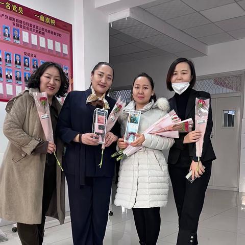 温暖三月 温情相伴——福海县喀拉玛盖镇顶山牧业寄宿制学校三八妇女节教师活动