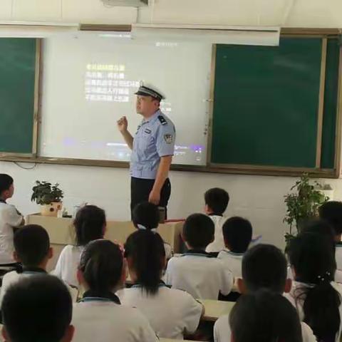 “做自己的保护神”——定陶区第三实验小学开展安全交通进校园活动