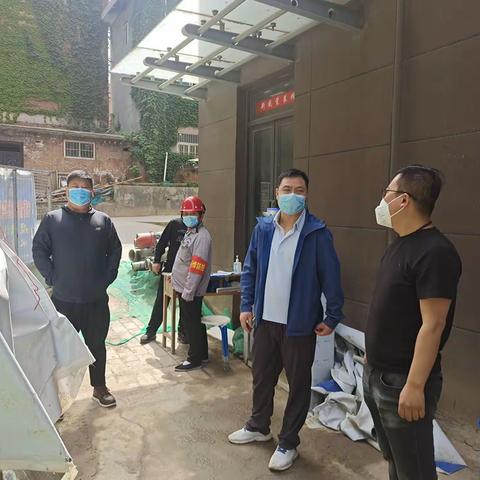 开发区建设工程部迎五一开展建筑工地安全检查