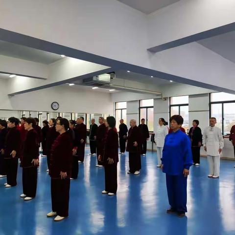 2022年杨式太极班上课实景图
