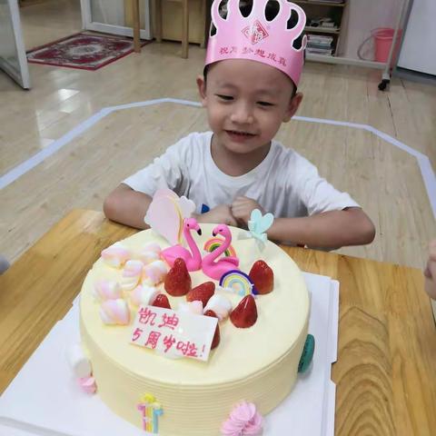 祝：朱凯迪小朋友生日快乐❤❤  5岁啦啦😀😀